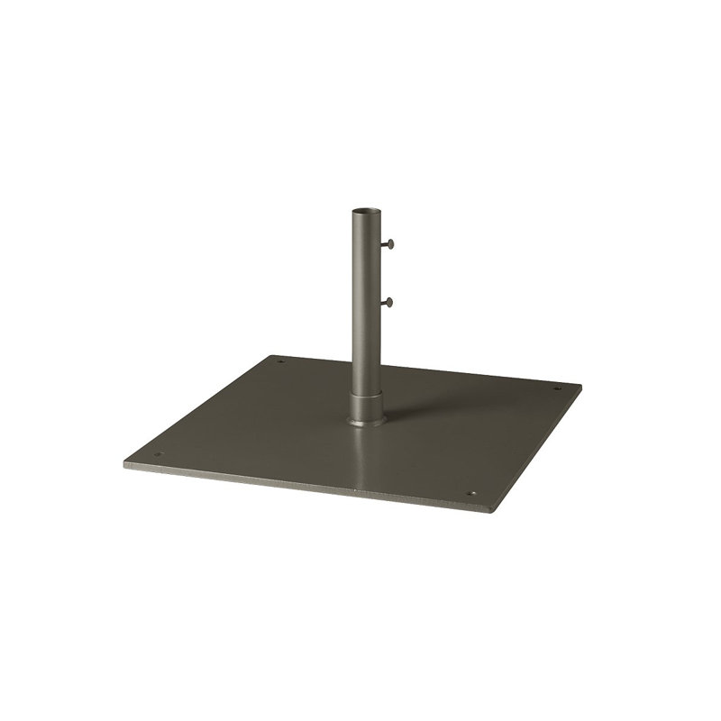 Base de parasol autoportante en aluminium, Moka