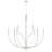 Oversize 43in 9-light Dimmable Satin Nickel Chandelier,classic/tradtional