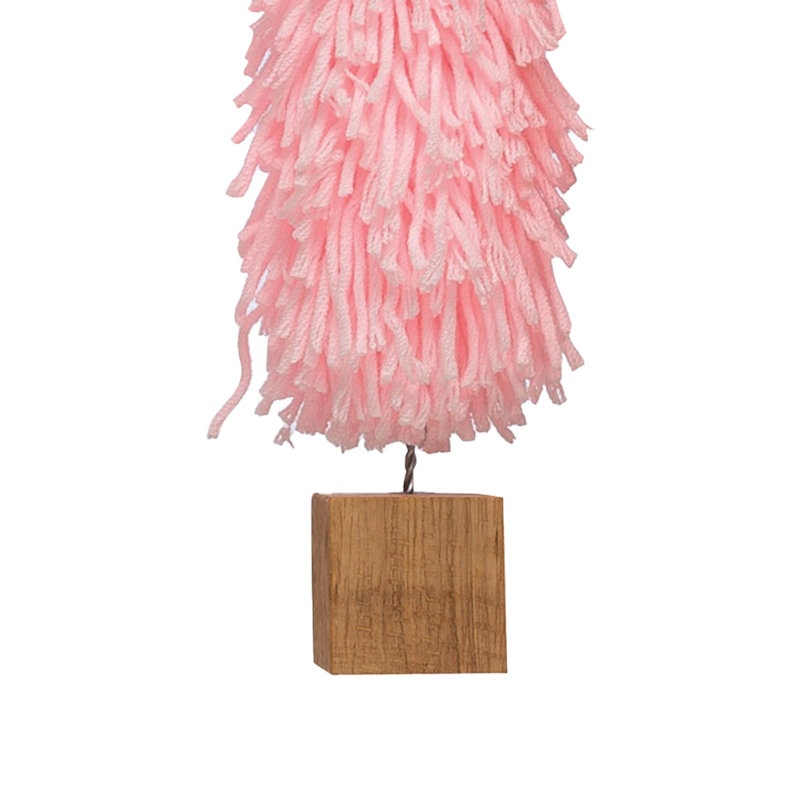 Arbre en tissu avec base en bois