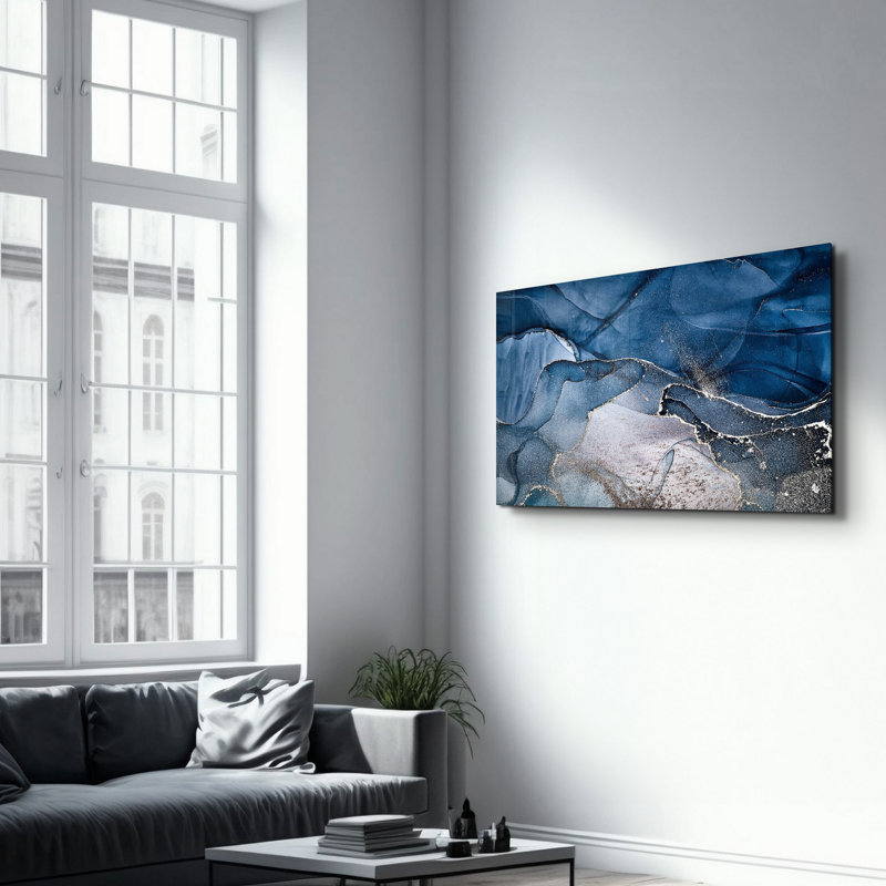 Peinture élégante en verre trempé de 27,6 po x 43,3 po | 100% verre trempé, épaisseur: 0,16 pouce | Œuvre imprimée UV, parfaite pour la décoration intérieure et les intérieurs modernes, des visuels époustouflants pour toute pièce