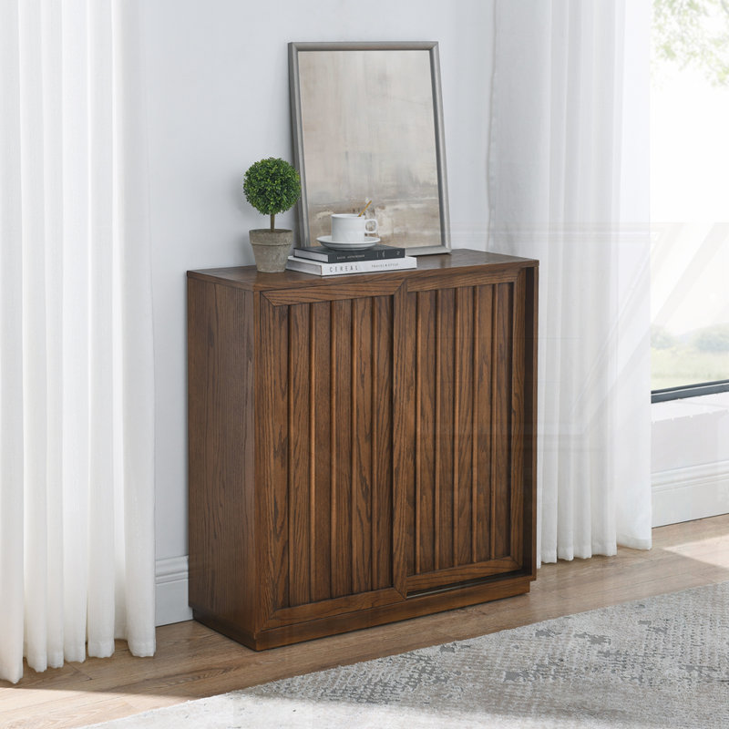 Buffet Mid-Century avec 2 portes coulissantes