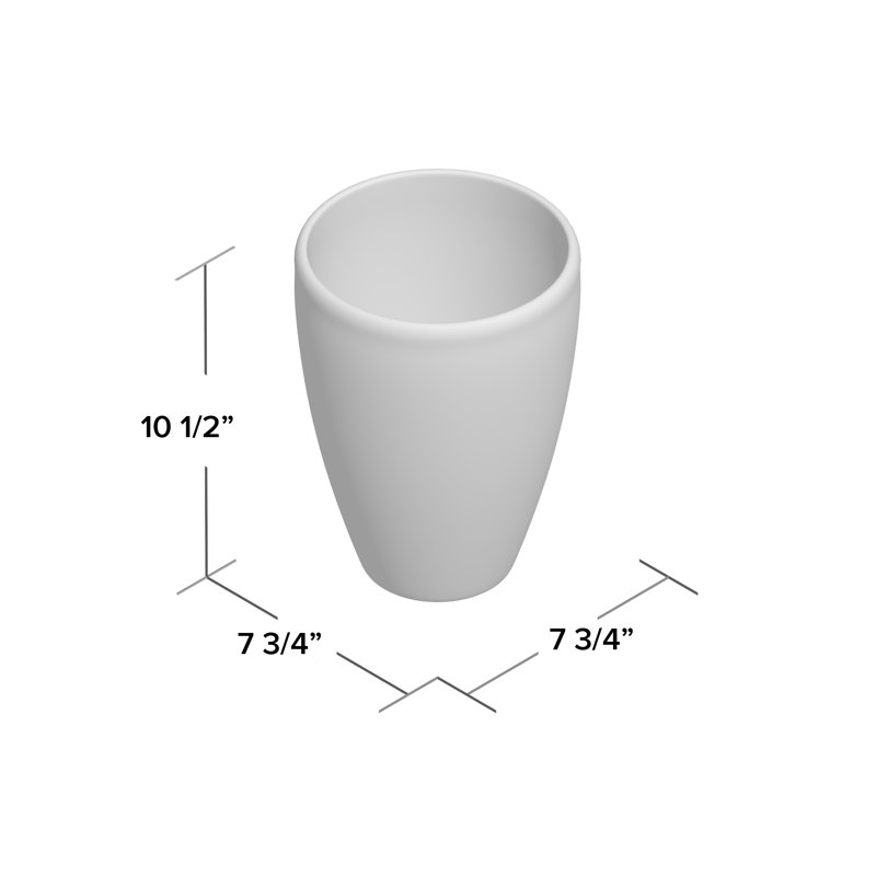 Vase de table en verre bleu Royale, H 10,5 po x l 7,75 po x P 7,75 po