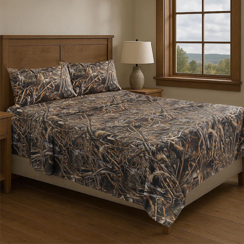 Realtree Max-5 Camouflage Bed Sheets - Camo Bedding - Premium Microfiber Super Soft Hunting Sheet Set - Machine Washable Outdoor Bedding Set