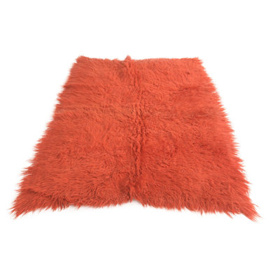 Tapis orange 4 x 6 Pinson