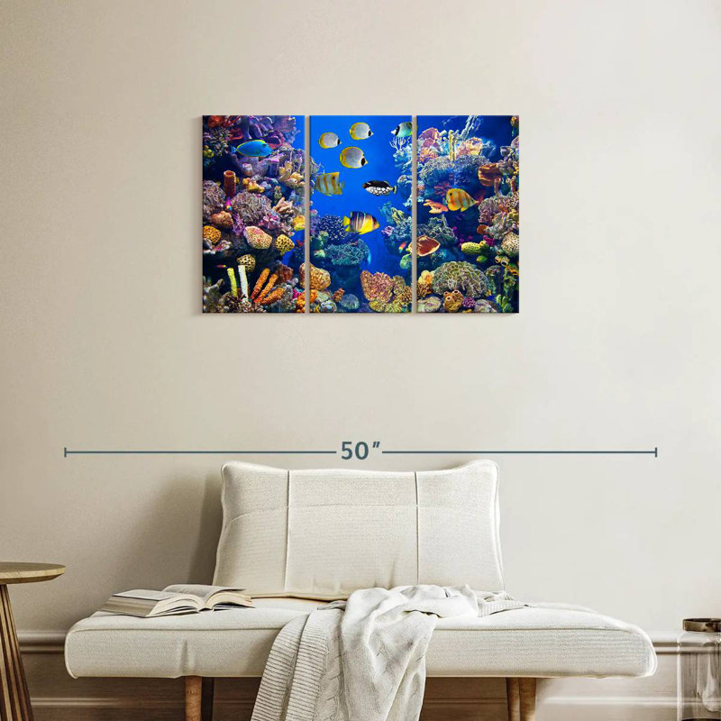 Aletra Teeming Underwater Life, 20" H x 33" W