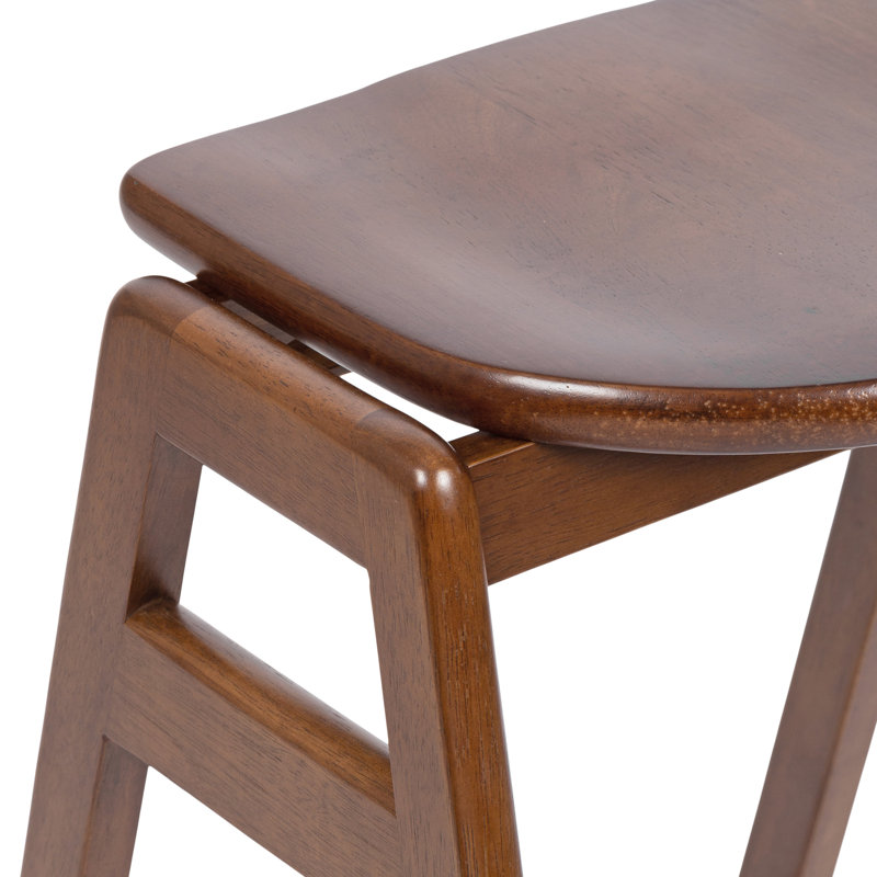 Tabouret de comptoir en bois massif 28,74 po Siyer