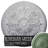 Endurathane Bradford Ceiling Medallion, 32 5/8"OD x 2"P (Fits Canopies up to 6 5/8"), Hand-Painted Athenian Green Finish-29059587