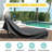 Waterproof Patio Lounge Chair Cover Heavy Duty Outdoor Chaise Lounge Covers,Wind-Resistant Dust-Proof With Elastic Hem Cords (77"(L)X26"(W)X15.4"(H), Black