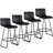 Cleek Swivel Counter Stool with Metal Frame-1341096971-1340625404