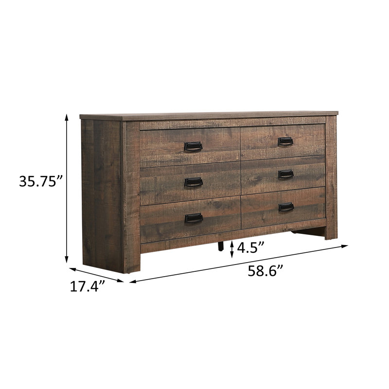 Commode double l 6 po Fionnuala