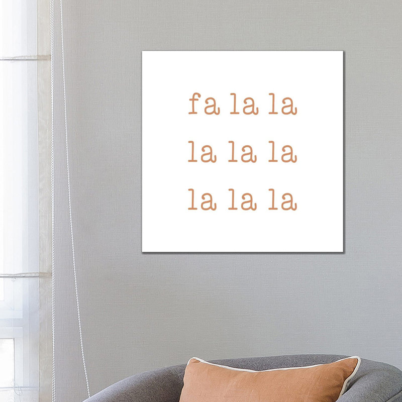 Fa La La by Orara Studio - Wrapped Canvas Gallery-Wrapped Canvas Giclée, 66.04 cm H x 66.04 cm W x 3.175 cm D
