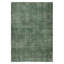 Tapis turc contemporain en laine à poils courts de 6,7 x 9,7 pi de couleur verte