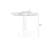 Black&Walnut Round Marble Dining table-1358740908