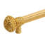 Juliane Grace 12 inches c.c.with 5/8 reeded center long pull large finial with 65 Swarovski Clear Crystals with center brace in Oil Rub Bronze-643677195-643677188