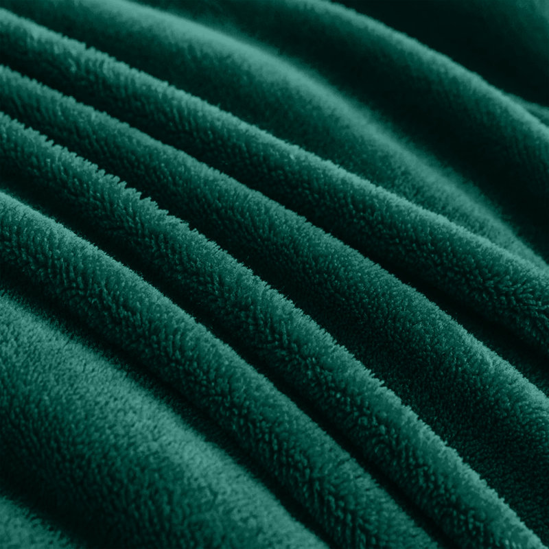 Joyan Extra Soft Sherpa Fleece Dual Sided Blanket, Single, Green