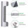 LED Glass Shelf Light(8 Lights,RGB)