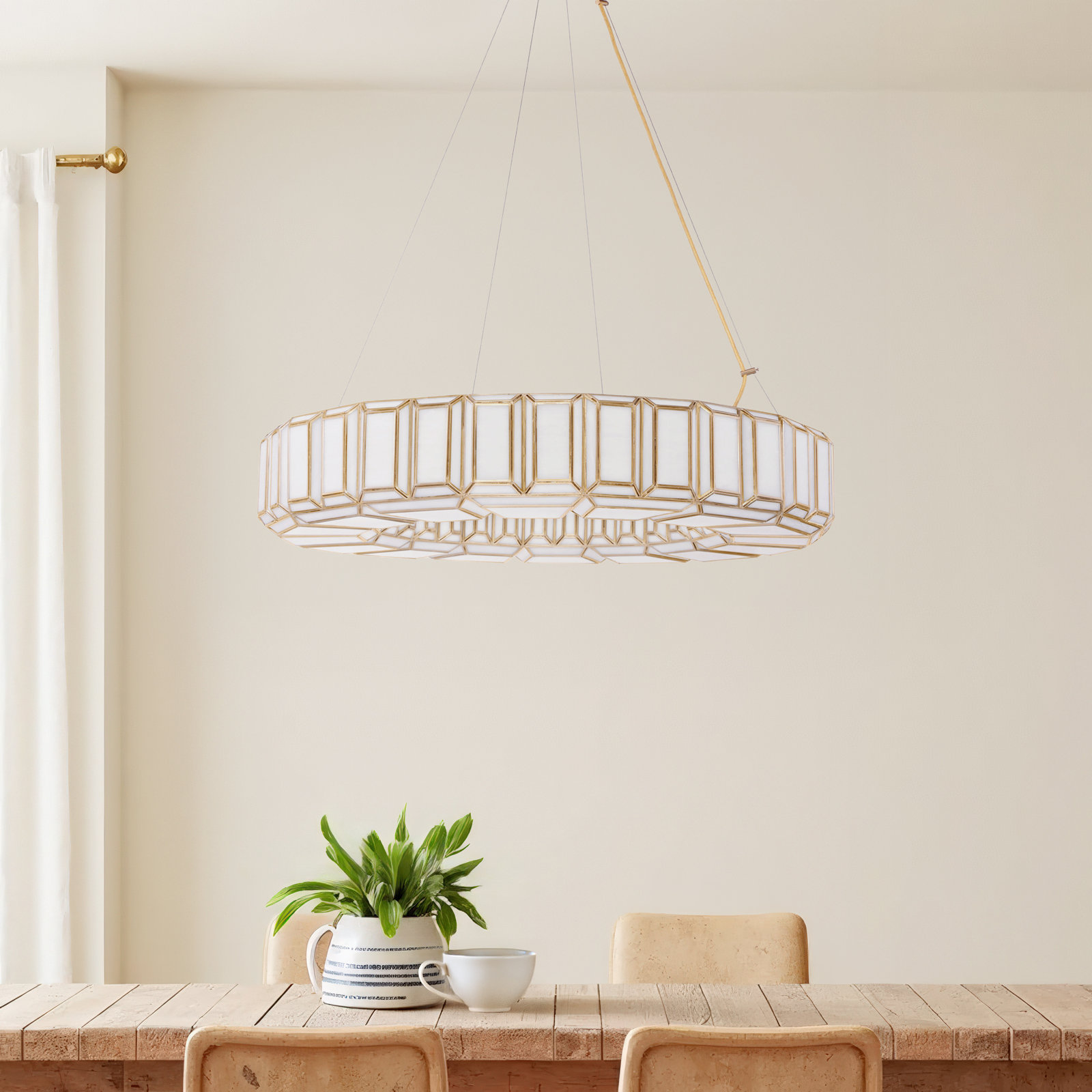 Belmont 12 Light Chandelier in Brass