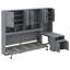  Lit escamotable simple Elin avec bureau et tablettes ouvertes-1829629833