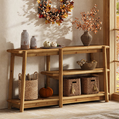 160cm Solid Wood Console Table