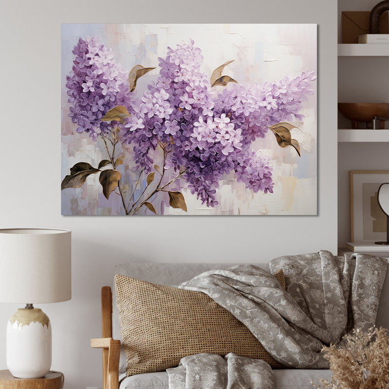 Pastel Lilac Dreams II - reproduction sur toile, Toile tendue, H 30 po x l 40 po