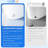 Bidet Toilet With One - Piece Seat, Auto Flush And Open/Close, Heated Seat Adjustable Temperature, Warm Water Wash Dry, Remote Control Function, Sensor Cover, Female Wash, Rear Move Modes, Night