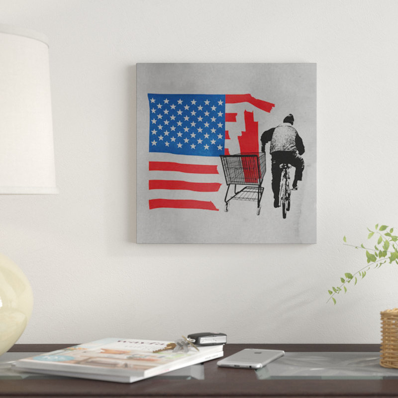 « rebutée », reproduction d’impression sur toile, H 26 po x l 26 po x P 1,5 po, Toile tendue, Pas de tapis