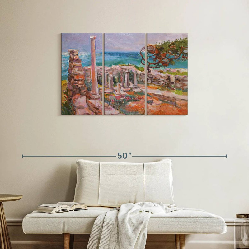 Lilie Aegean Sea Colonnes, H 24 po x l 38 po