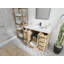 Ensemble de meuble-lavabo simple 42 po Malibu-76042372-76042377