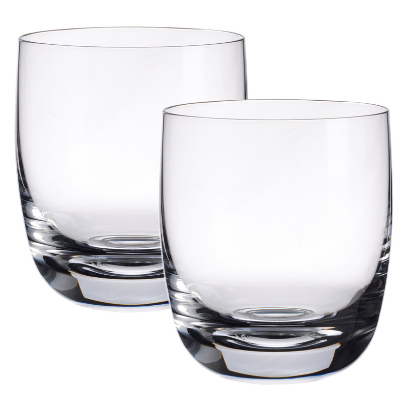 Ensemble de 2 verres à whisky en cristal 9 oz Scotch Whiskey, Verre à vin