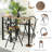 Anastice Counter Stool with Metal Frame