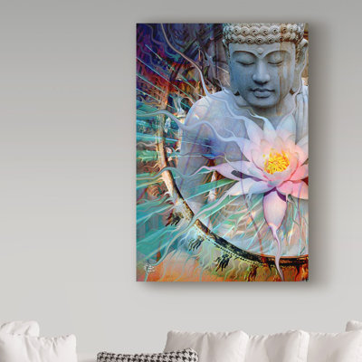 'Living Radiance' Acrylic Painting Print on Wrapped Canvas