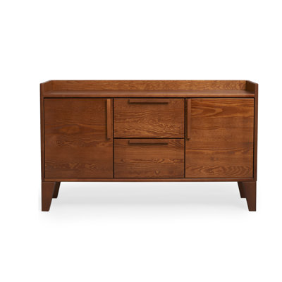 Jovanni Solid Wood 121cm W 2 - Drawer Chest of Drawers