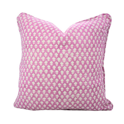 Housses de coussin en coton Fab divine, décoration intérieure durable, coussins rustiques, taies d'oreiller de canapé, décorations de chambre à coucher - ville rose