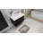Leni 35.5 " W Wall Mounted Wall Mounted Single Double Single Vanity Bathroom Vanity With Acrylic Top-33655762