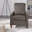 Fauteuil inclinable manuel standard en similicuir de 28 po de largeur Decatur-65906065
