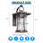 Outdoor Wall Lantern with Clear Seeded Glass, Waterproof Exterior Wall Light-699674655-699674651
