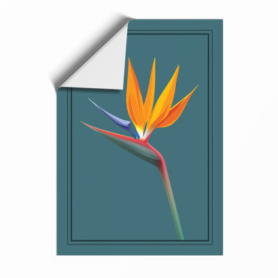 Bird of Paradise Bloom Botanical - Framed Print