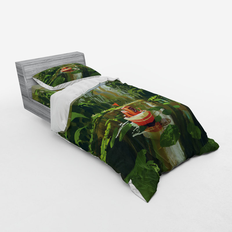 Coastal Polyester Duvet Cover, Twin Duvet Cover + 2 Additional Pieces