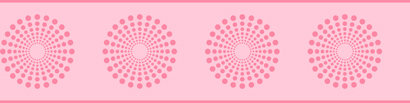Bordure Candice Olson Kids Starburst, Rose