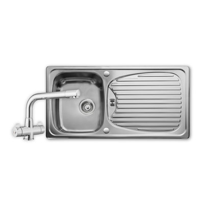Euroline 950 x 508mm single bowl pack - TDR1