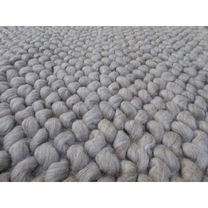 Coby Solid Colour Hand Woven Area Rug, Rectangle 200 x 300cm