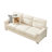 Spacious Modern Sofas, Snowfleece Fabric, Elegant Design For Home & Office