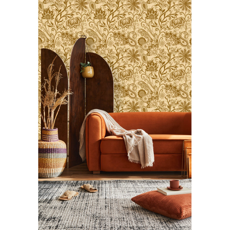 Panneau de papier peint, L 18,75 po x l 25 po, Vinyle