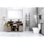 Miroir de salle de bain 60 po x 36 po à DEL, verre protégé contre le brouillard, 3 températures de couleur, gradation continue, fixation murale, miroir extra ordinaire en aluminium 60 po de 36 po avec qualité, réglages, coiffeuse,