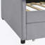 Lit plateforme tapissier avec tiroirs-155021343
