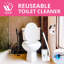 Nettoyeur de cuvette de toilette W Home, avec 8 têtes de rechange et panier de rangement, baguette de toilette, 2 pièces