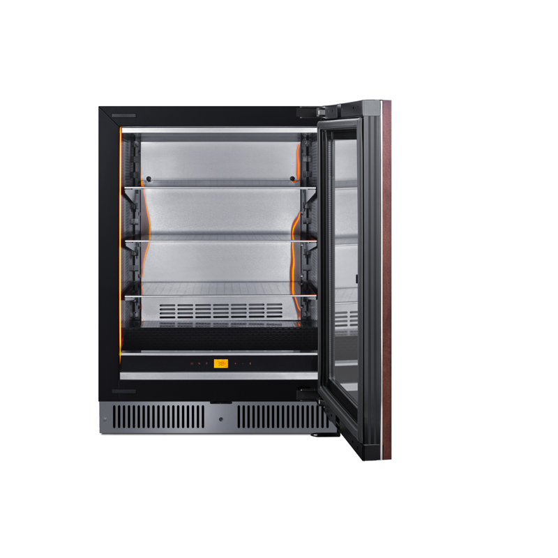 Summit Appliance 24" Wide Built-In Panel Ready Beverage Center (Panel Not Included), Right Handed
