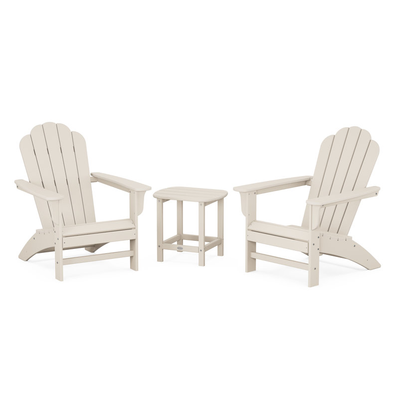 Ensemble de chaises Adirondack POLYWOOD Cottage, Sable
