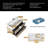 40" Single Bathroom Vanity Wall-mounted Floating vanities with White Resin Stone Top,2 Drawers Modern for Small Bathroom-979592104-979592102