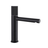 Metro Knurled Bathroom Faucet - Single Hole - 9" Brass